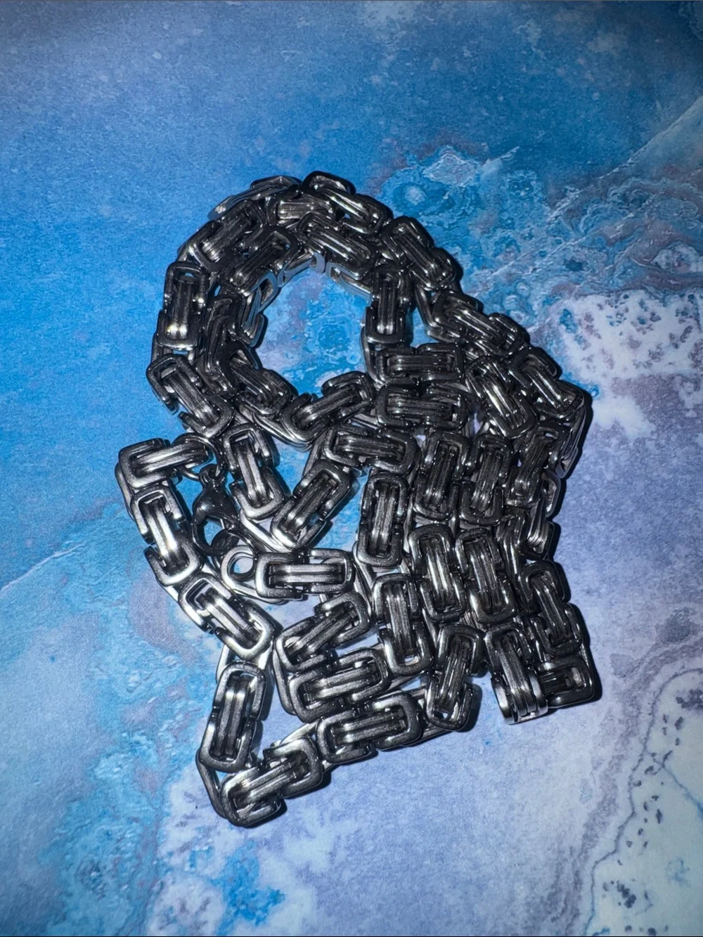 Silver Byzantine Necklace